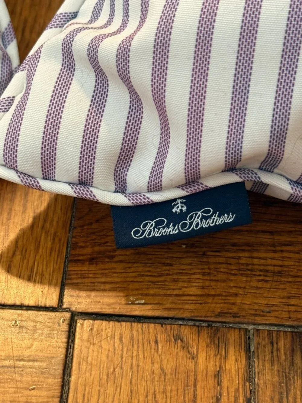 Set of 2 Brooks Brothers Striped Indoor/Outdoor Throw Pillows
